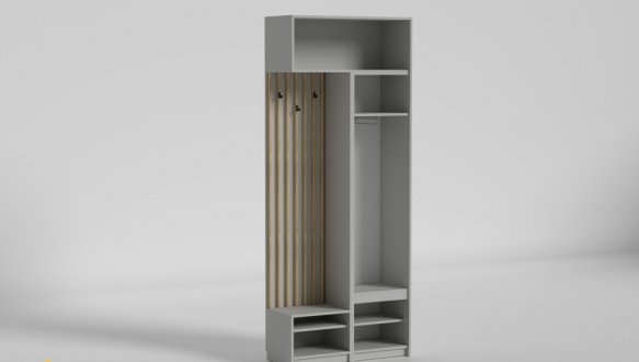 Прихожая Спейс №1 Matroluxe с вешалкой и шкафом 7