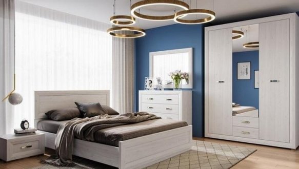 Спальня Marcus/Маркус ВМК-Україна №2 с шкафом 2D1S и комодом 4S