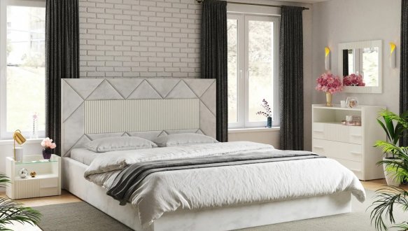 Ліжко м'яке двоспальне Arbordrev Модерн 0