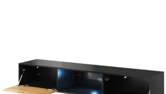 Тумба під ТВ Vigo/ Віго RTV180 Дуб вотан/Чорний Cama Ширина 180 0