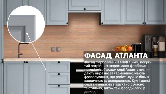 Модульная кухня Атланта глянец 7