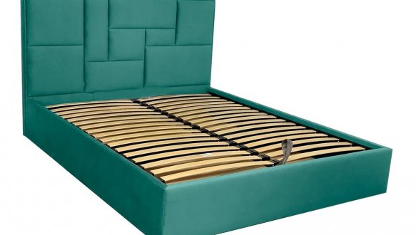 Кровать мягкая двуспальная Городок меблі Твист без подьемного механизма 13