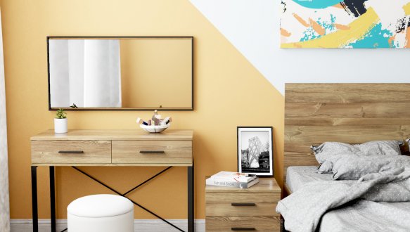 Стіл туалетний Ascet Дуб Бароко бурштиновий