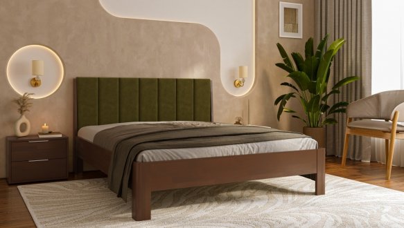 Кровать деревянная DrevKO Модерн Массив Бук 2