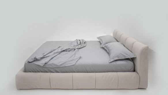 Кровать мягкая двуспальная Шик Галичина Бонни Слим с подъемным механизмом и нишей для белья 1