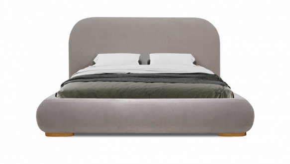 Ліжко м'яке двоспальне Шик Галичина Річі без тумб 0