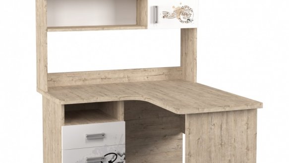 Стол угловой с надстройкой 1