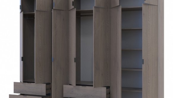 Шафа для одягу Дорос Лукас канноло 7 дверна 300 см 0