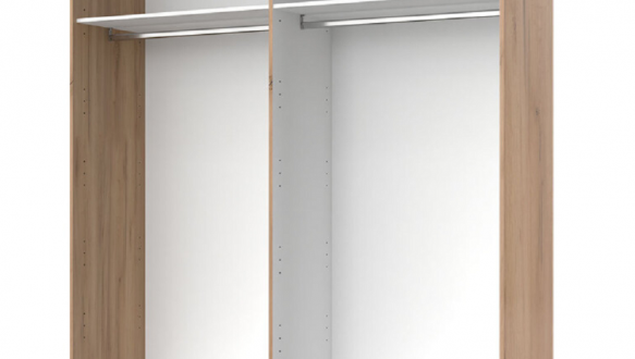 Шкаф-купе с зеркалом Миромарк Белла 2 дверный белый 200 см 12
