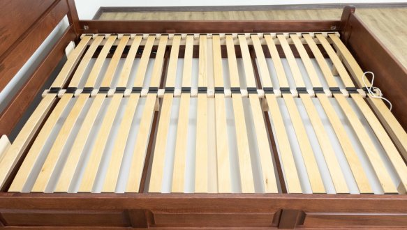 Ліжко дерев'яне Дрімка Едель з підйомним механізмом та нішею для білизни Бук 13