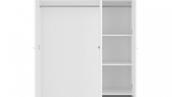 Шафа SZF3D2S BRW Poland Nepo Plus 3 дверна білий 120 см 23