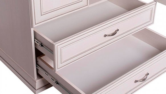 Шкаф 2D2S Mebelbos Tiffany 2 дверный белый 0