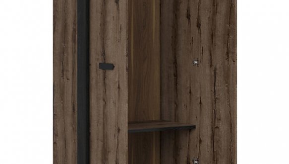 Шкаф BRW Poland SZF2D1S Kassel 2 дверный графит 100 см 2