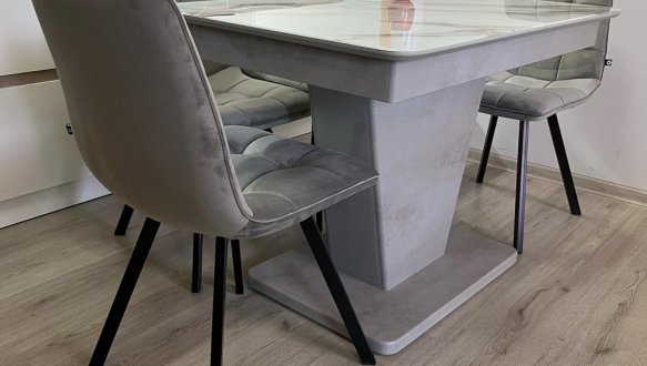 Стіл кухонний розкладний Джем Slide / Слайд 120-160 см 21