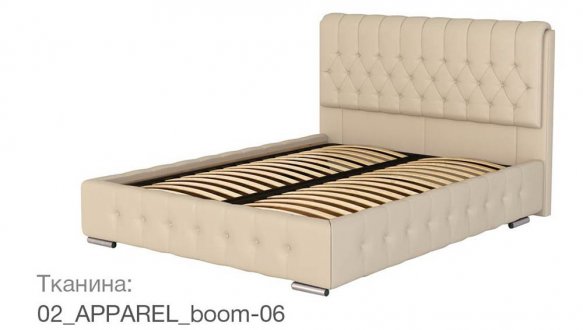 Кровать мягкая двуспальная Городок меблі Беатрис без подьемного механизма 6