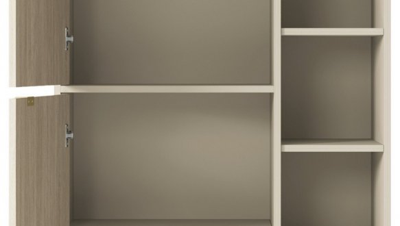 Стеллаж беж песочный/пихта сканди Forest RG80 3