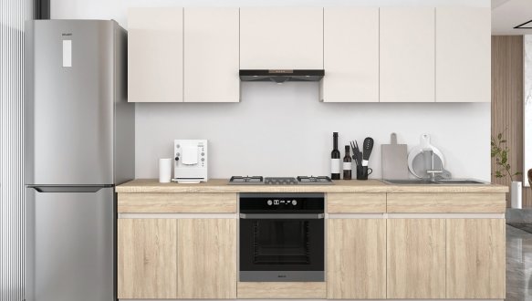 Кухня 2,6 м Юлія Кашемір / Дуб сонома