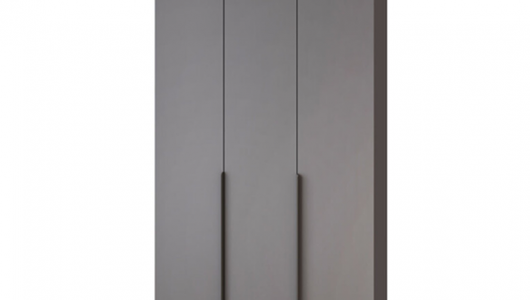 Шкаф Mebelstar Оскар трехдверный с антресолью Антрацит 120 см 4