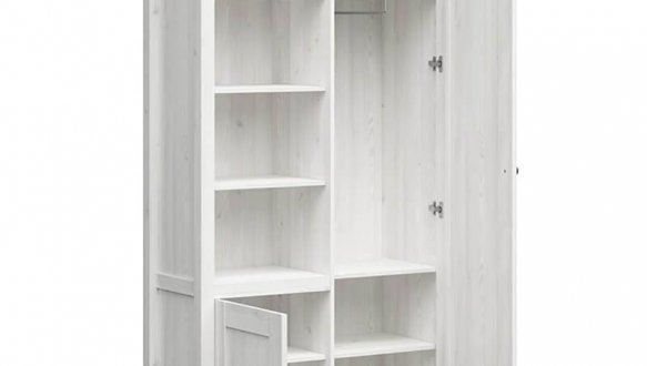 Шафа комбінована BRW Poland SZF2D Hesen 2 дверна модрина світла 106 см 2