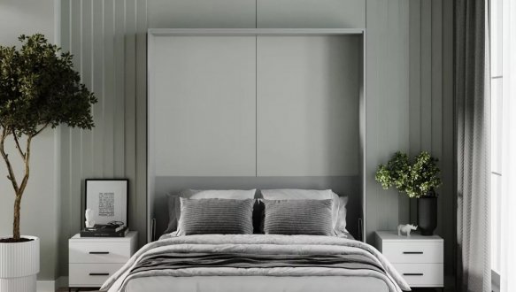 Кровать двуспальная шкаф трансформер Art in Head Juno / Джуно 160 см 5