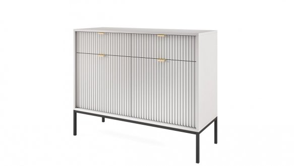 Комод Сірий/Чорні ніжки KSZ104 Nova 0