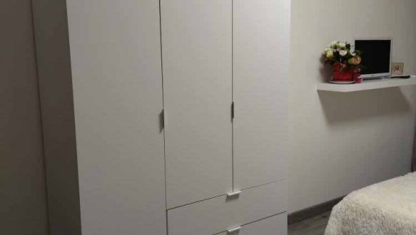 Шкаф 3Д Гелар Дорос 3 дверный графит 117 см 5