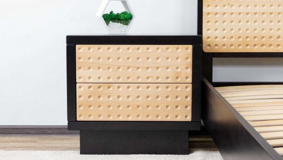 Ліжко двоспальне дерев'яне Дрімка Леон Бук 22