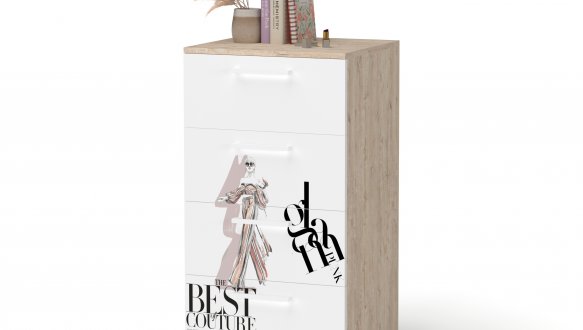 Комод високий 