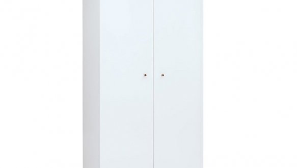 Шкаф SZF2D BRW Poland Heda 2 дверный белый 85 см