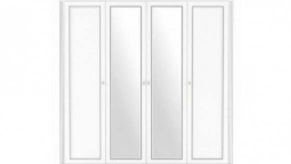 Шкаф 4D(2S) Гербор Вайт 4 дверный ясен снежный 227 см 0