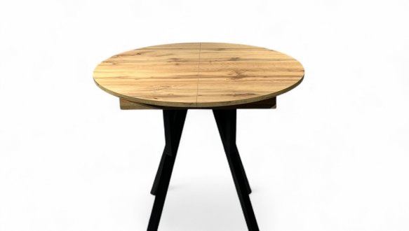 Стіл круглий розкладний Lite Slide / Лайт слайд MebliRoMax D1100 ЛДСП 18 мм 3