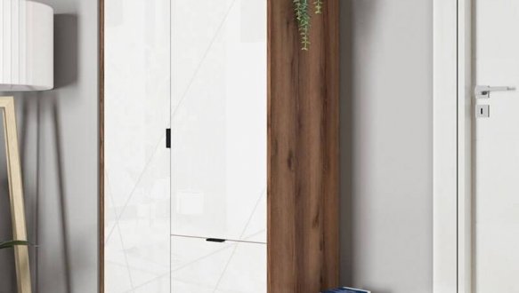 Шафа SZF2D2S BRW Poland Forn 2 дверний білий 94 см 4