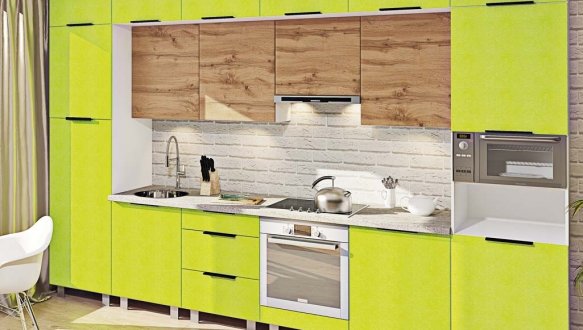 Модульна кухня Хай-тек матова галактика 27