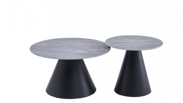 Комплект из двух журнальных столов CT-40 Рокко ребекка грей 0