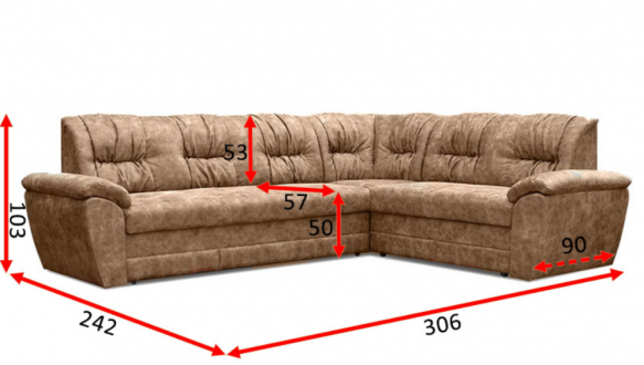 Угловой диван Бруклин В-32 9