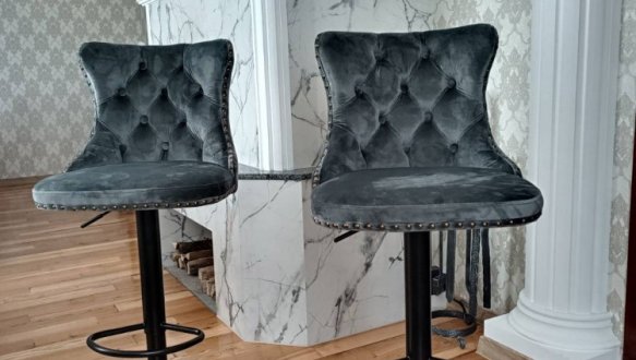 Барний стілець H-117 Halmar темно-зелений 62-84 см 8