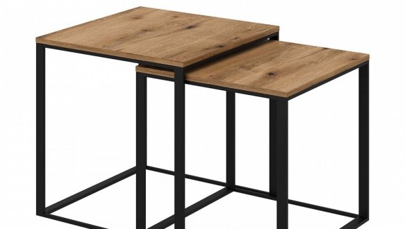 Журнальний стіл лофт (набір 2 в 1) Art in Head Ascet / Аскет 8