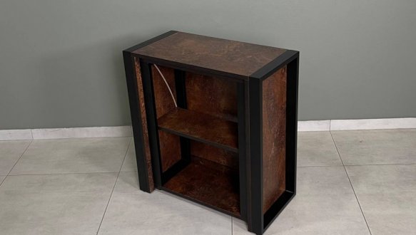 Стіл трансформер LOFT Дуб Сонома / Чорний мат MebliRoMax 5