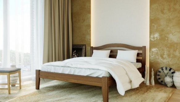 Кровать деревянная Лев Афина Нова массив Бук 4