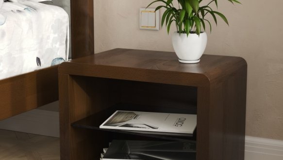 Тумба приліжкова Arbor Drev Gloria/Глорія скло 4