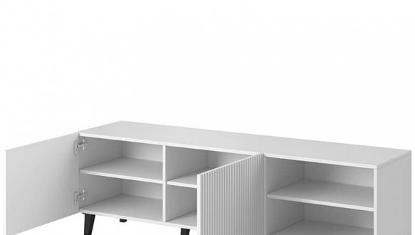 Тумба ТВ 150 2D2K Pafos білий 7