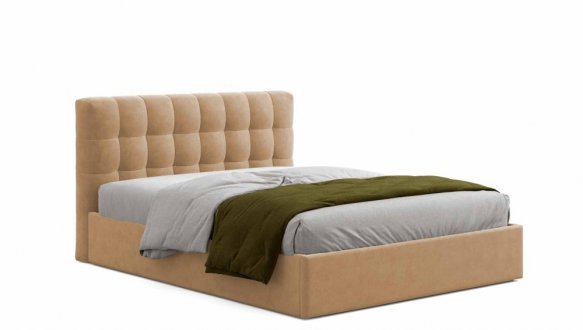 Кровать мягкая Виорина деко Tiramisu / Тирамису без подьемного механизма 15