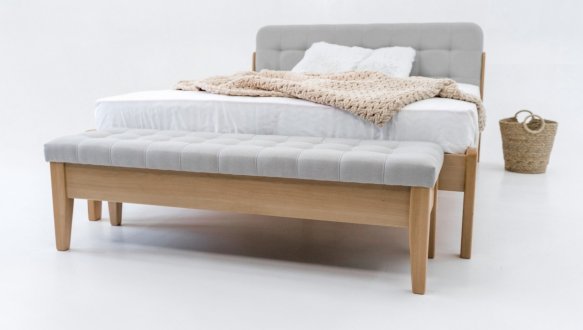 Ліжко двоспальне дерев'яне Лев Каліфорнія Масив бука 11