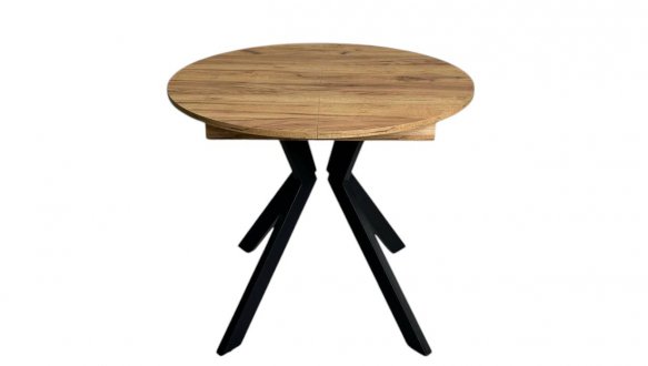 Стіл круглий розкладний MebliRoMax Parker slide / Паркер Слайд D800