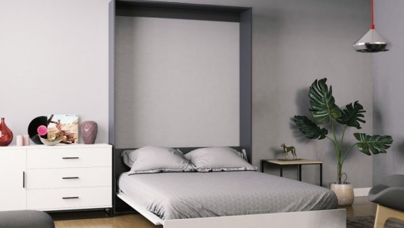 Кровать двуспальная шкаф трансформер Art in Head Mitra / Митра 140 см 28