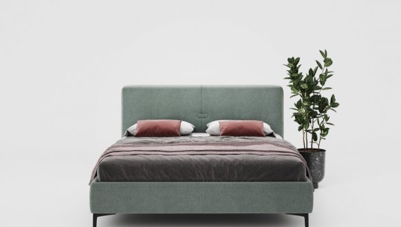 Кровать мягкая двуспальная Bremen / Бремен с подъемным механизмом и нишей для белья 0