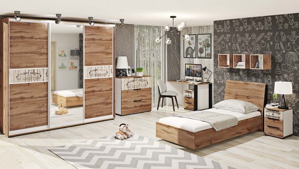 Модульна дитяча Oxford/Оксфорд Комфорт меблі Дуб золотий