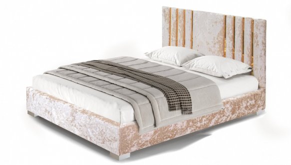 Ліжко м'яке двоспальне Шик Галичина Мелоні 2