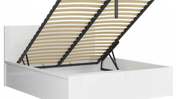 Кровать двуспальная BRW Poland LOZ/160/B Tetrix / Тетрикс с подьемним механизмом и нишей для белья ДСП 1