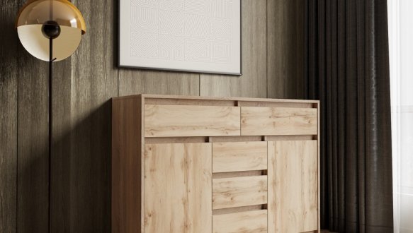 Комод Т227 Дуб сонома Морели 2